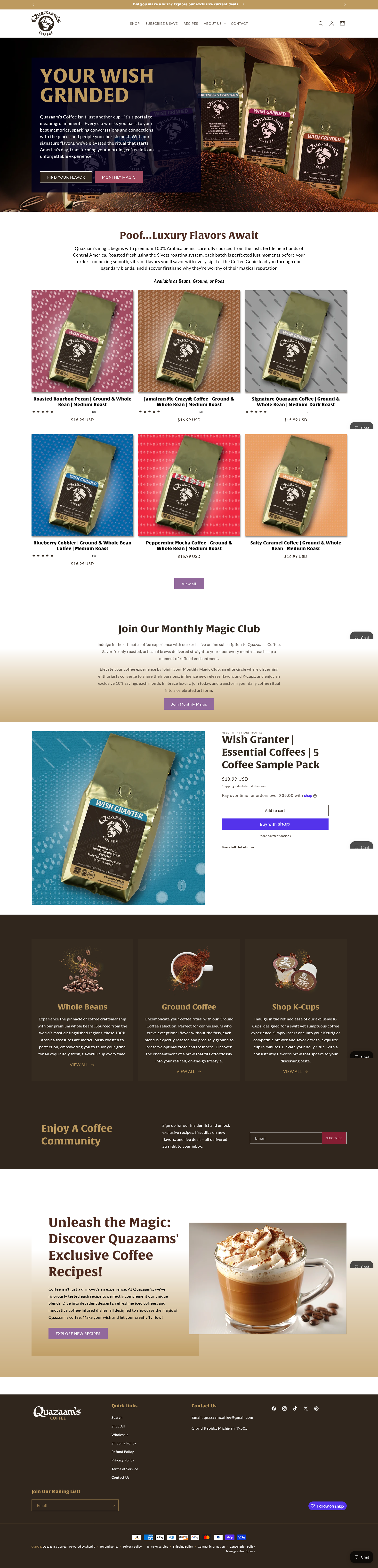 Quazaams Coffee